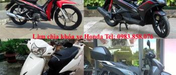 Thợ Làm Chìa Khóa Xe Máy Honda Giá 5OK Gần Đây Nhất Uy Tín Rẻ Nhất 24/24
