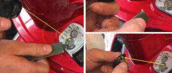 Cách mở nắp khóa từ xe máy Honda Yamaha đơn giản Đúng kỹ thuật nhất