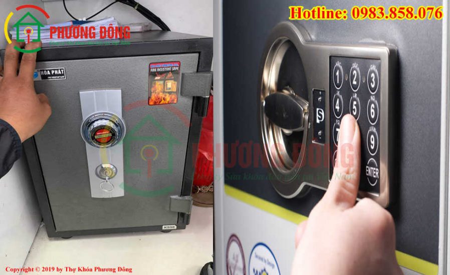 Hình ảnh lấy lại mã két sắt cho khách tại Nam Định