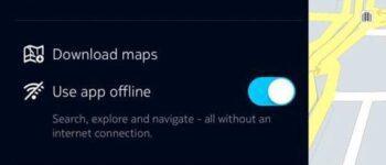 Ứng dụng HERE Maps trên Iphone OS Android không cần 3G Wifi