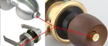 Cách khóa cửa tay nắm tròn từ bên trong ngoài bằng chìa khóa