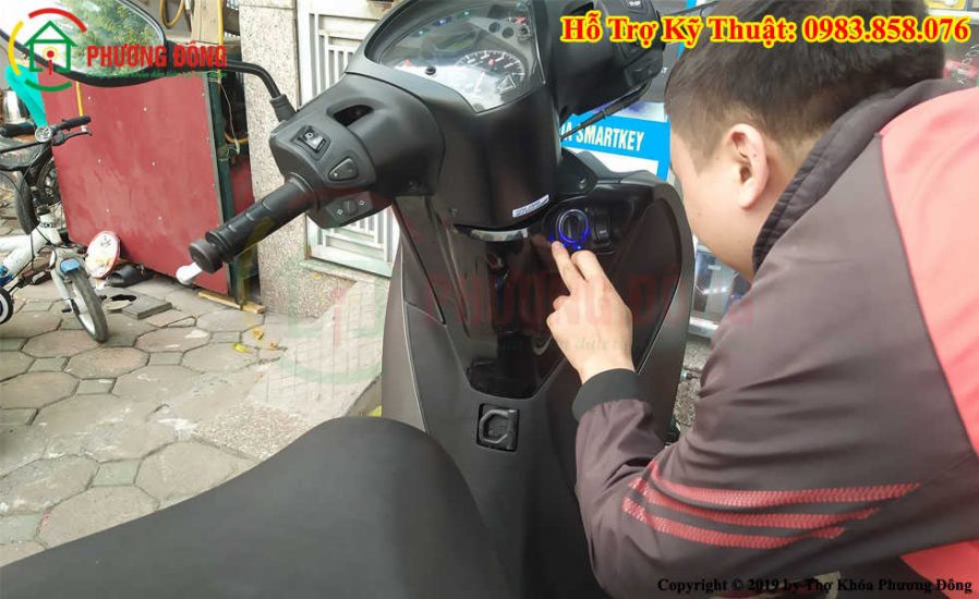 Thay ổ khóa xe máy SH Việt smartkey chính hãng Honda