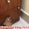 mở sửa lắp khóa tủ gỗ