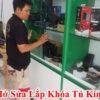 sửa lắp khóa tủ kính