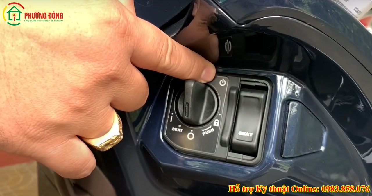 Cách mở khoá Smartkey Honda bằng mã số khi mất chìa