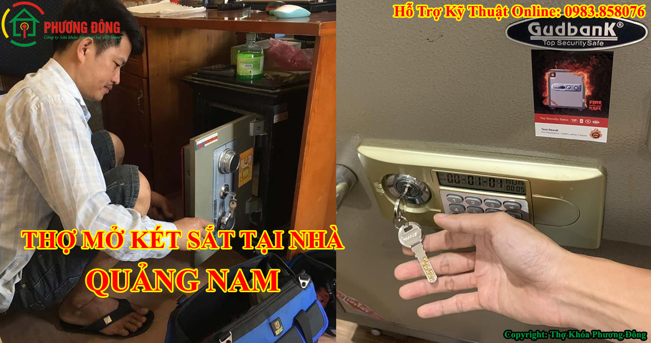Thợ mở két sắt tại Quảng Nam