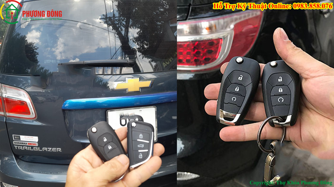 Chìa khóa remote Chevrolet Trailblazer