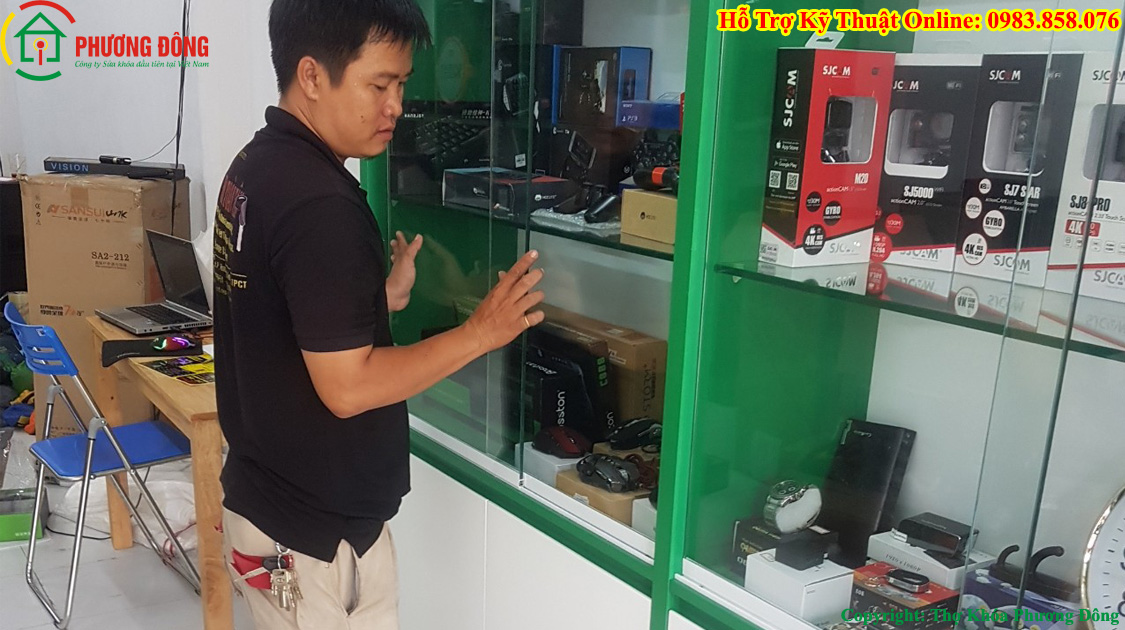 thợ lắp khóa tủ kính tại Đà Nẵng