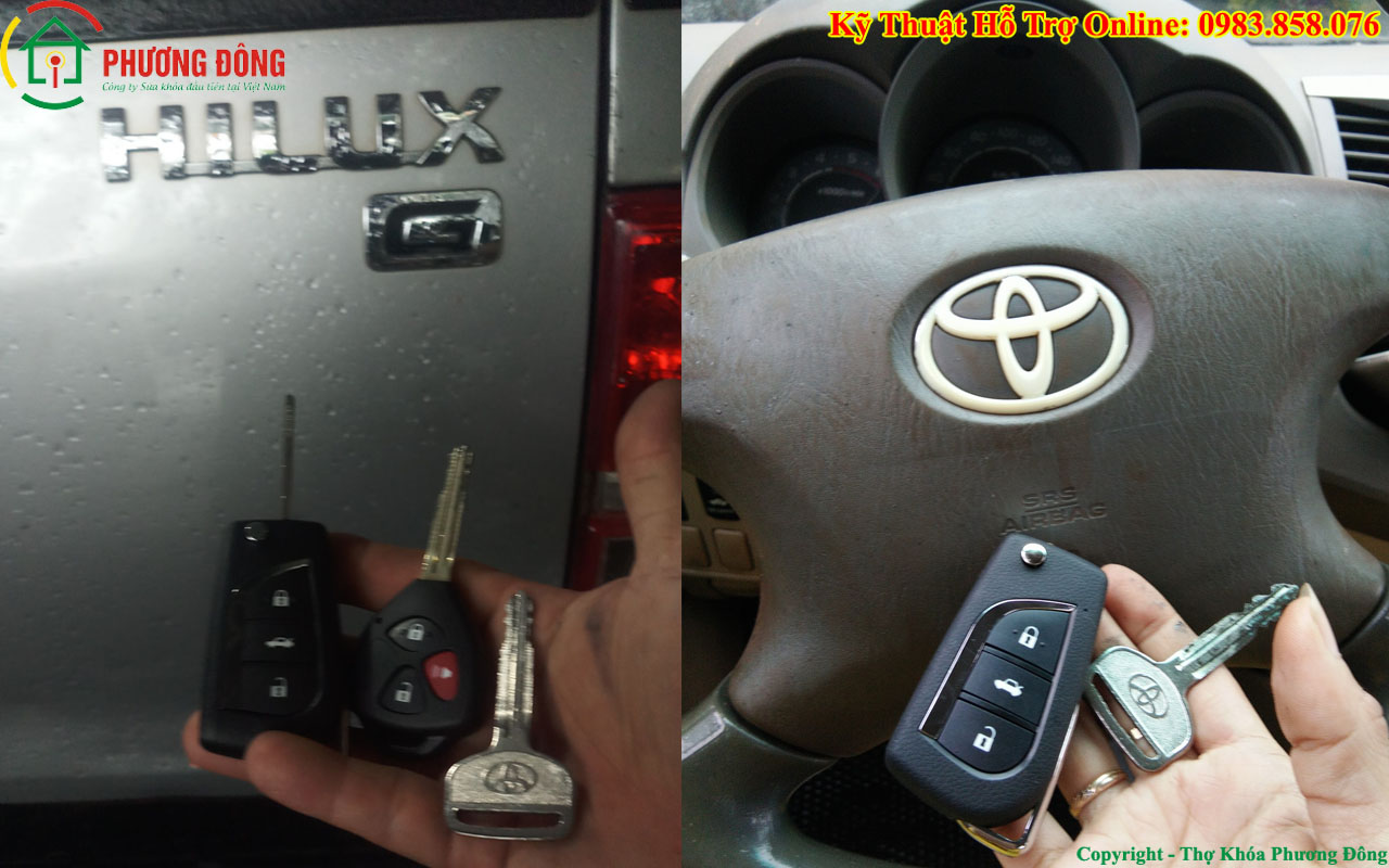 Chìa Khoá Thông Minh Toyota Hilux