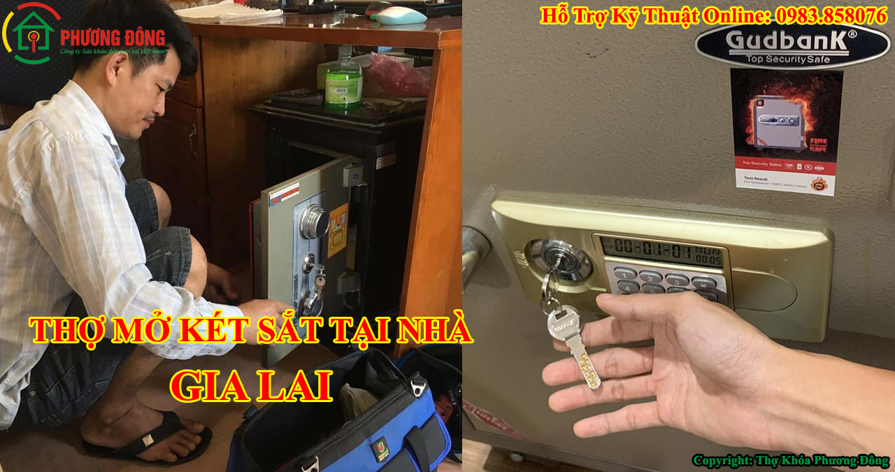 Thợ mở két sắt tại Gia Lai
