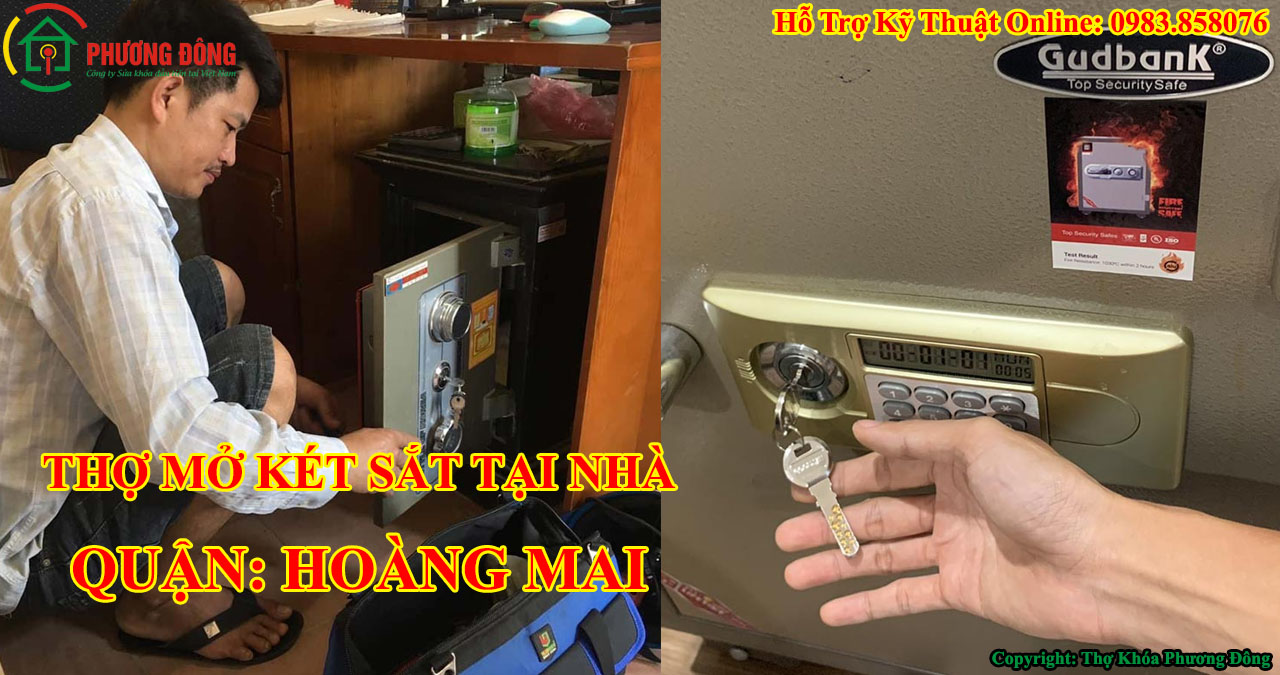 Thợ mở két sắt tại Hoàng Mai