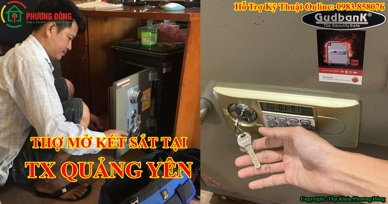 Thợ mở két sắt tại Quảng Yên