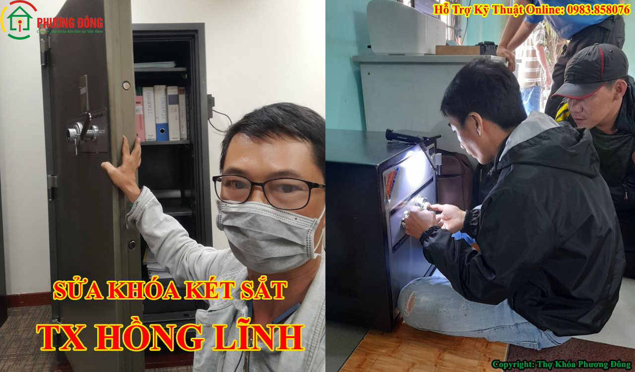 Thợ sửa khóa két sắt tại Hồng Lĩnh
