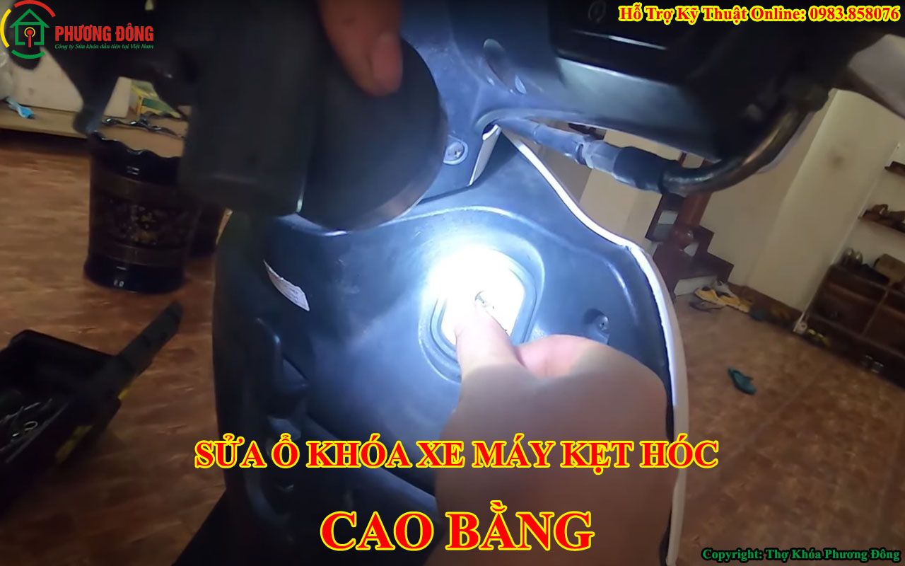 Sửa ổ khóa xe máy tại Cao Bằng