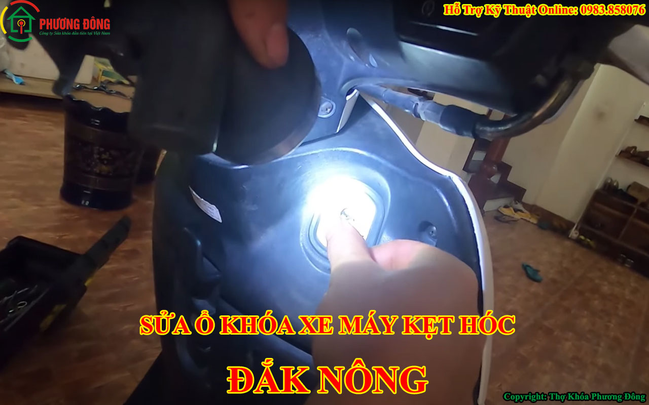 Sửa ổ khóa xe máy tại Đắk Nông