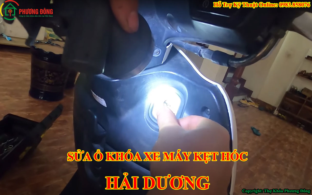 Sửa ổ khóa xe máy tại Hải Dương
