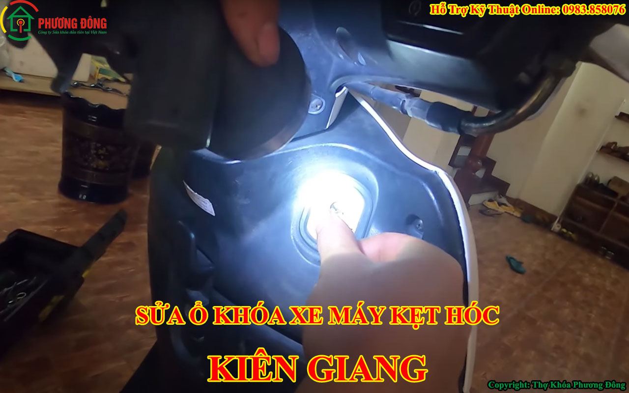Sửa ổ khóa xe máy tại Kiên Giang