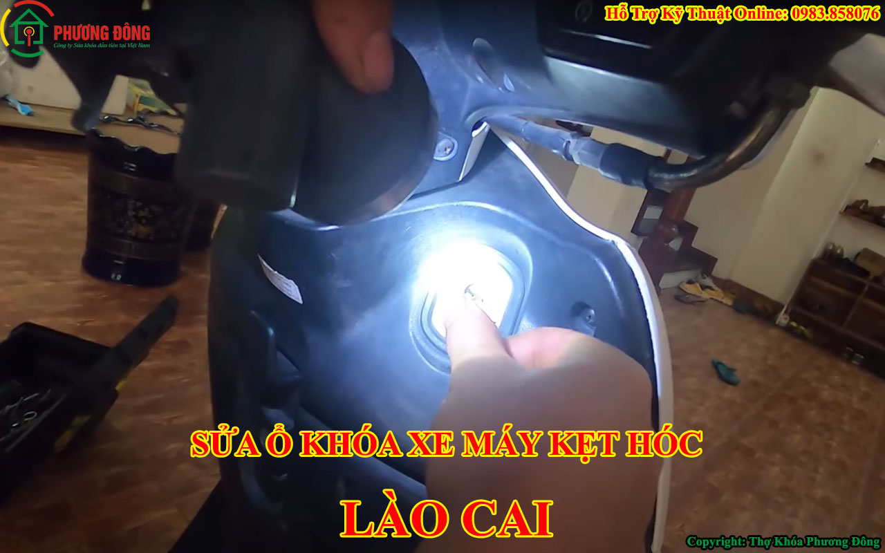 Sửa ổ khóa xe máy tại Lào Cai