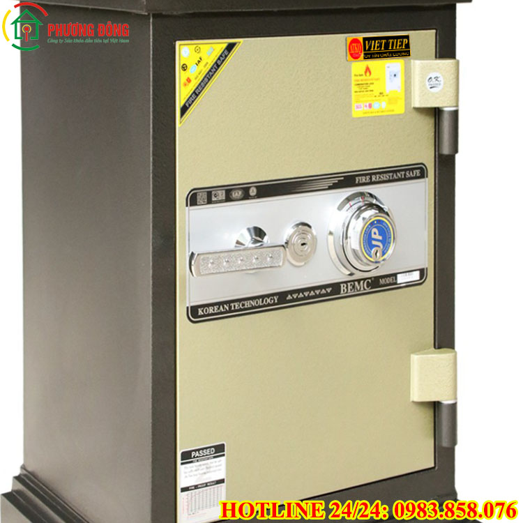 cách mở két sắt việt tiệp 3 số