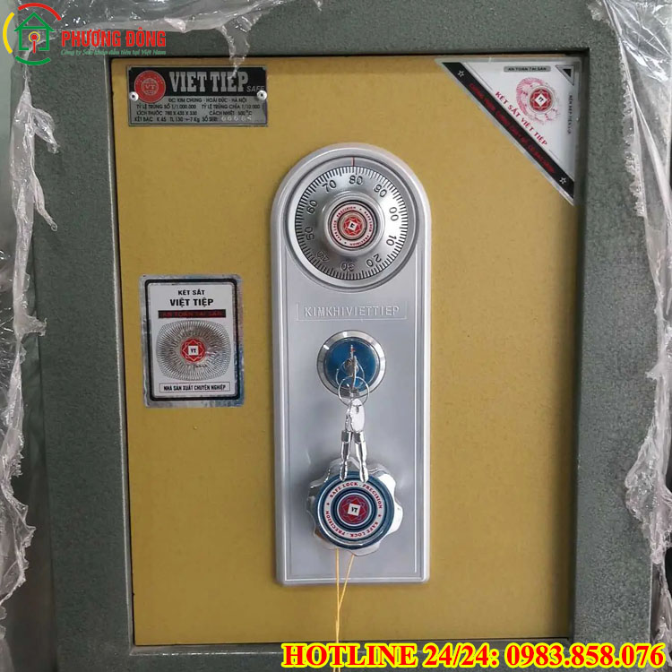 cách mở két sắt việt tiệp 4 số