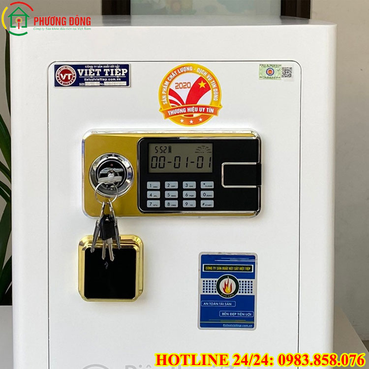 cách mở két sắt việt tiệp vân tay