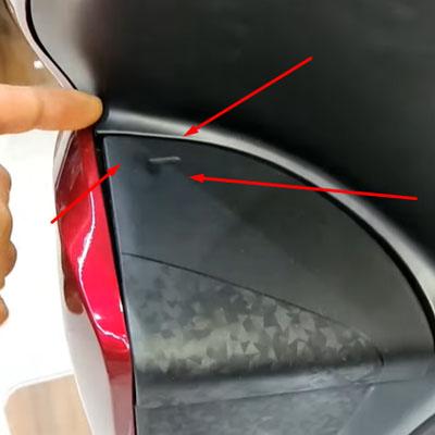 Cách mở cốp trước xe vision
