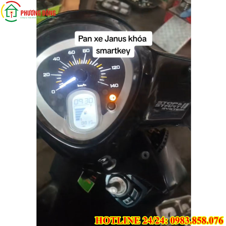 cách sửa biểu tượng chìa khóa nhập nháy xe janus