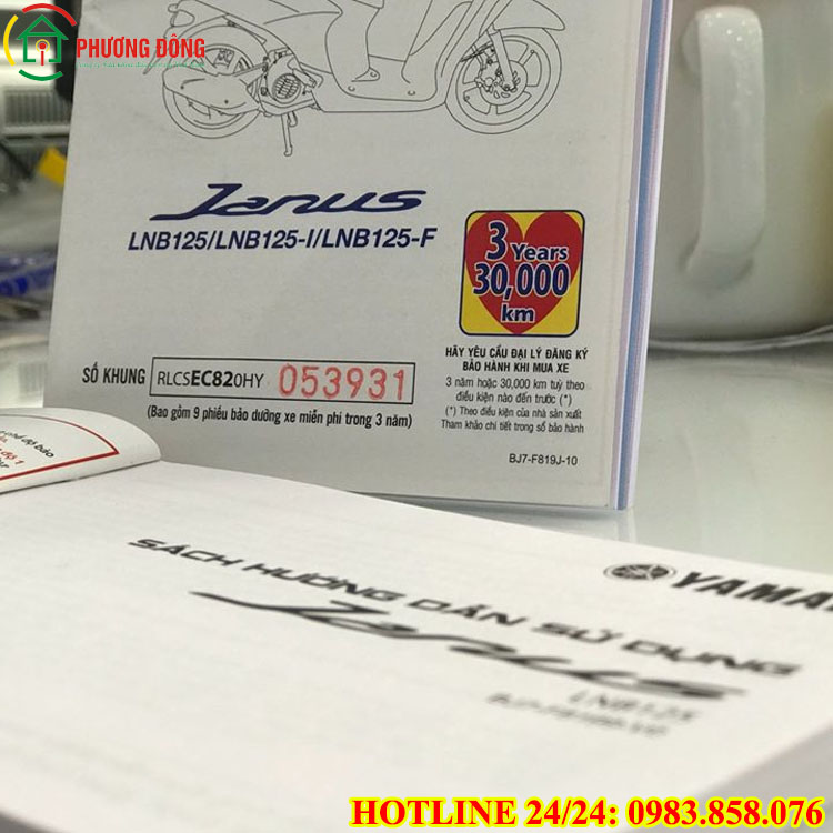 Sách hướng dẫn sử dụng xe Janus yamaha