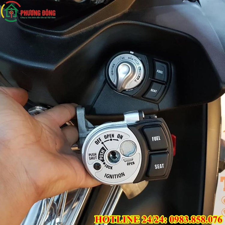 thay khóa smartkey cho xe janus