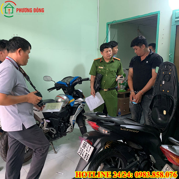 Trộm phá hỏng ổ khóa xe máy