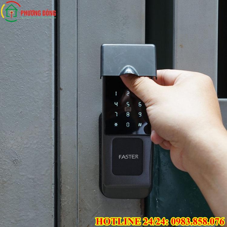 cách lắp khóa cửa vân tay cho cửa cổng sắt