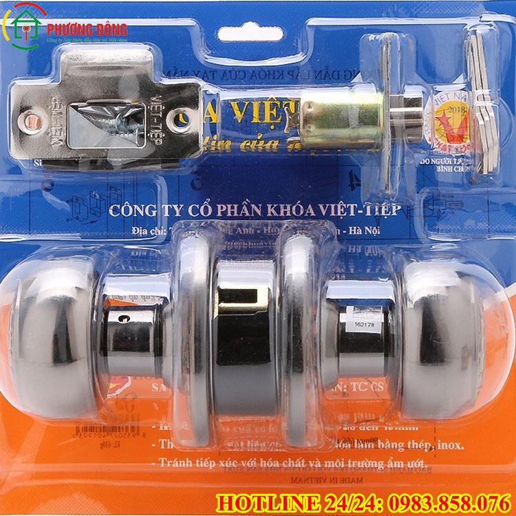 khóa cửa tay nắm tròn việt tiệp tốt