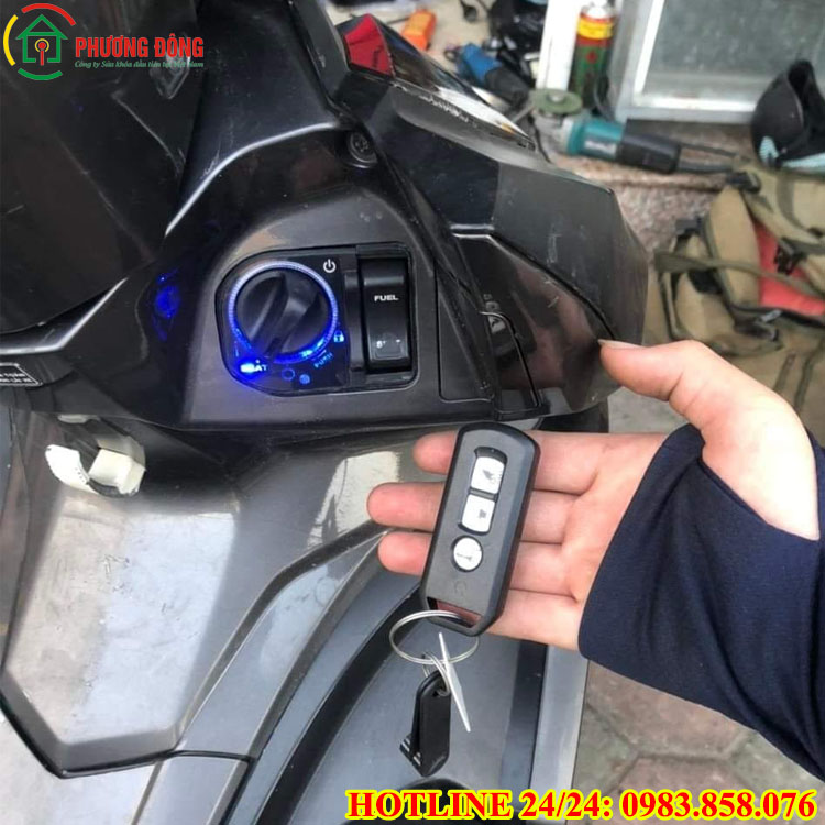 cách mở cốp xe air blade khóa smartkey