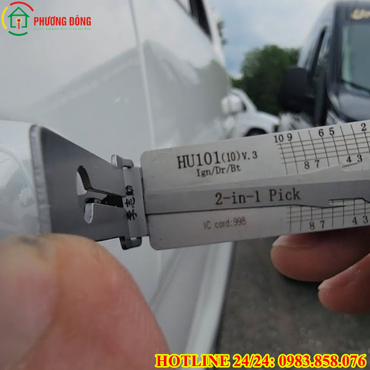 cách sử dụng bộ dụng cụ mở khóa ô tô lishi 2 in 1