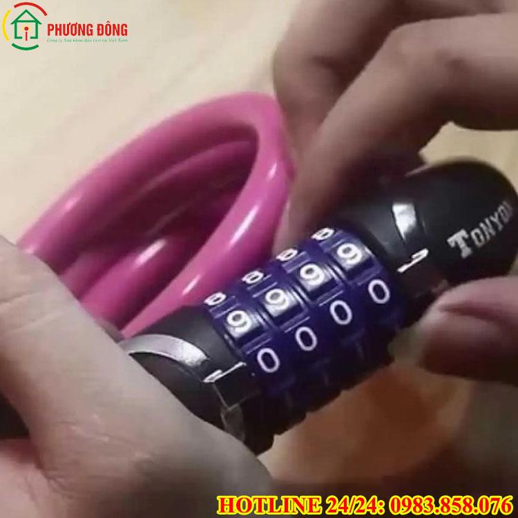 Cách mở khóa số 4 vòng khi quên mật khẩu