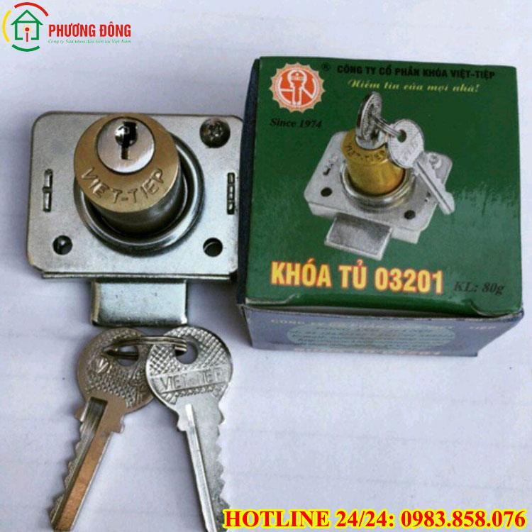 cách mở khóa tủ việt tiệp