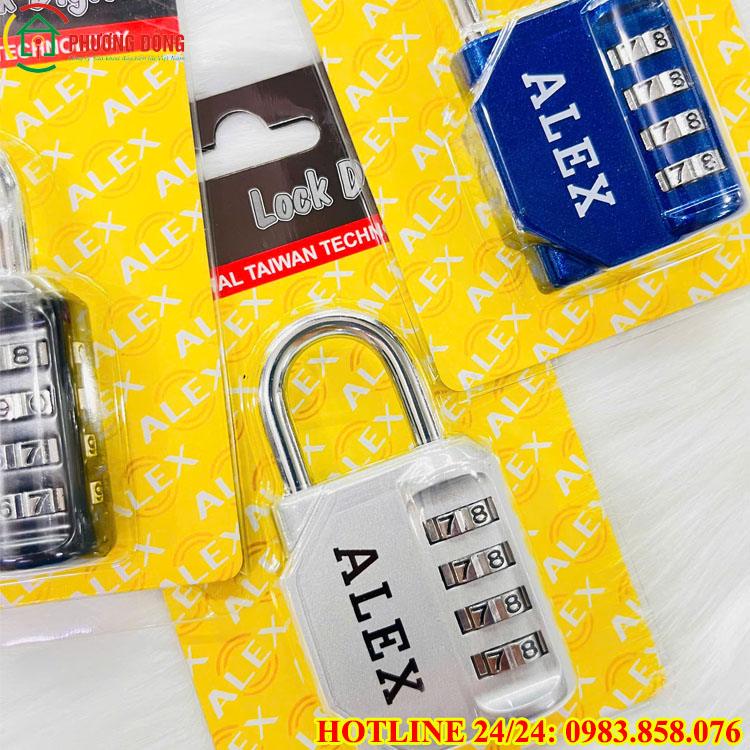 Cách mở ổ khóa 4 số ALEX