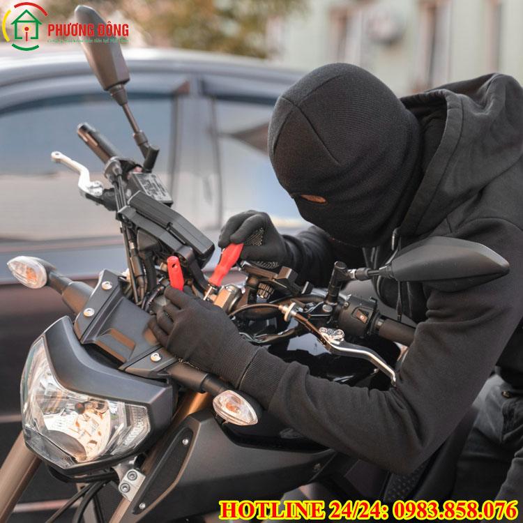 Chiêu trò bẻ khóa trộm xe máy
