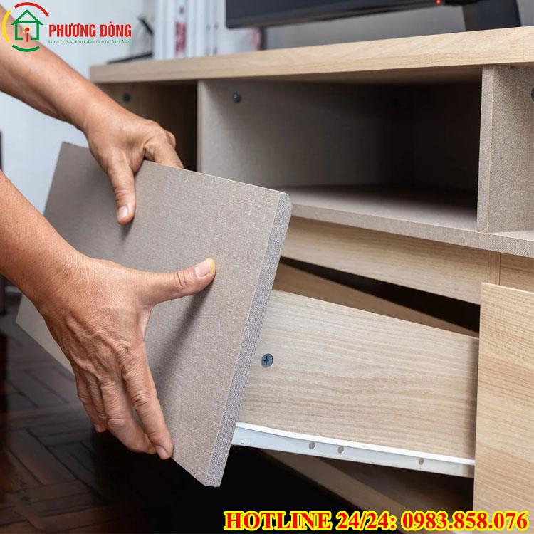 sửa tủ gồ bị kẹt