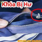 Cách sửa dây kéo bị tuột 1 bên áo balo vali