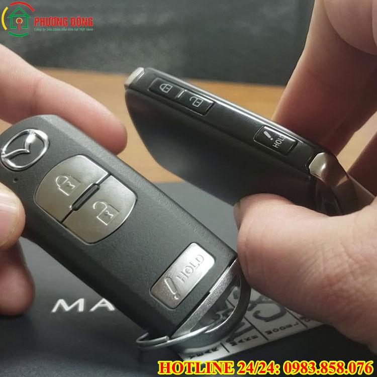 thay vỏ chìa khóa xe mazda 3