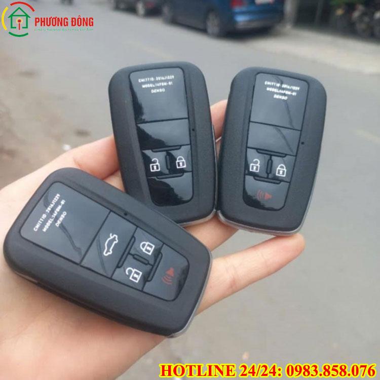 thay vỏ chìa khóa xe toyota vios