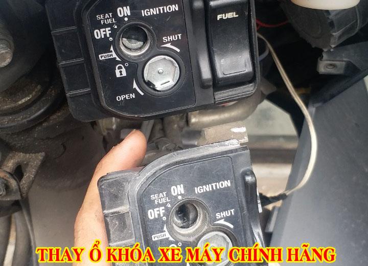 thay ổ khóa xe máy
