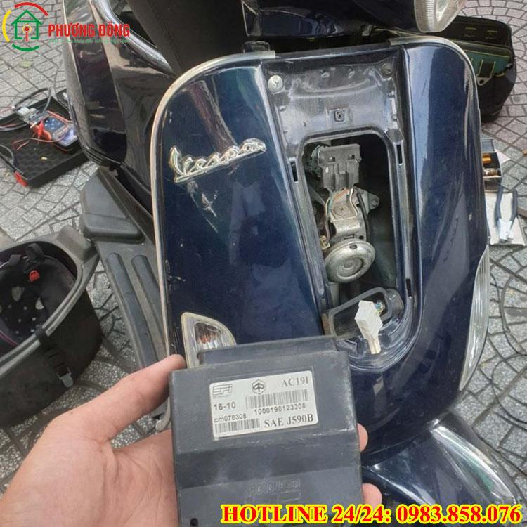 dấu hiệu nhận biết chip từ ổ khóa Vespa bị hỏng