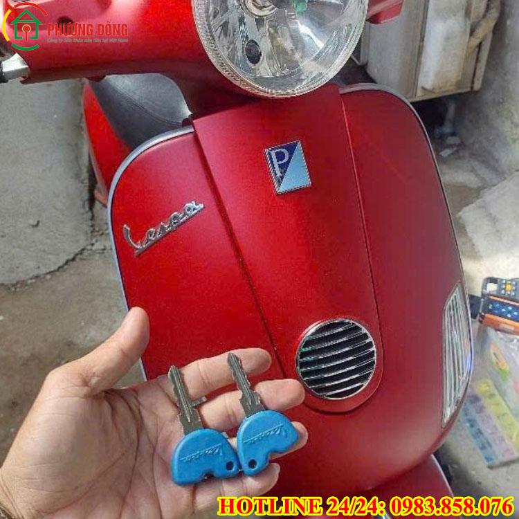 Làm Chìa Khóa Xe Vespa Tại Bình Dương