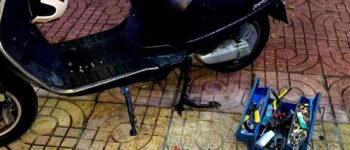 Cách nhận biết xe Piaggio hết bình ắc quy hay lỗi vòng nhận mã chíp từ